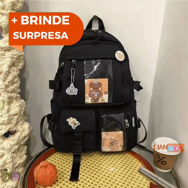 Mochila Escolar Mais Vendida de 2025 +Brinde Exclusivo de Volta as Aulas