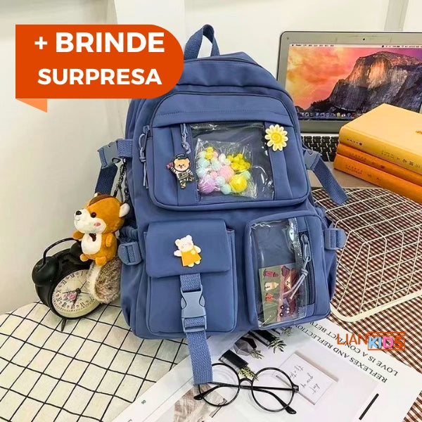 Mochila Escolar Mais Vendida de 2025 +Brinde Exclusivo de Volta as Aulas