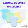 Kit 5 Body Manga Curta Liso Infantil Bebê | Conforto e Estilo para os Primeiros Meses