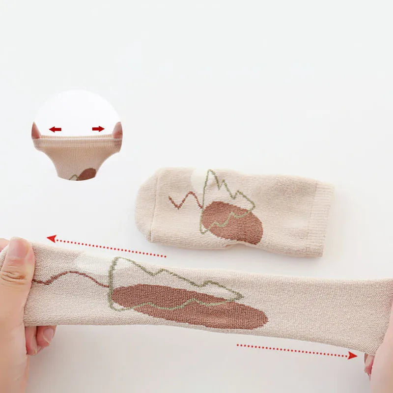 Kit 5 Pares Meias Infantil Antiderrapante