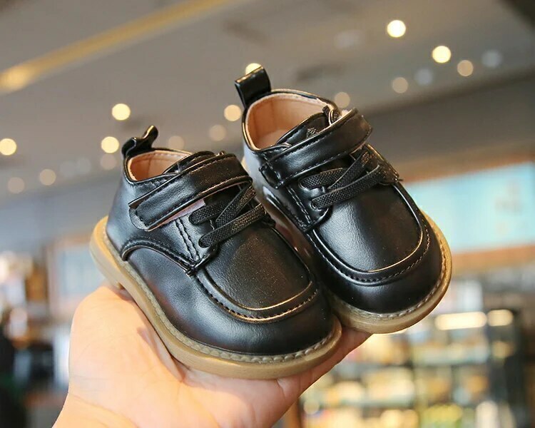 Sapato de couro Estilo Britânico Menino