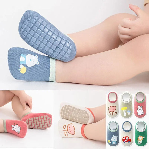Kit 3 Pares Meias Infantil Antiderrapante