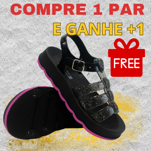 Sandálias Papete Infantil Glitter (COMPRE 1 PAR E GANHE OUTRO PAR)