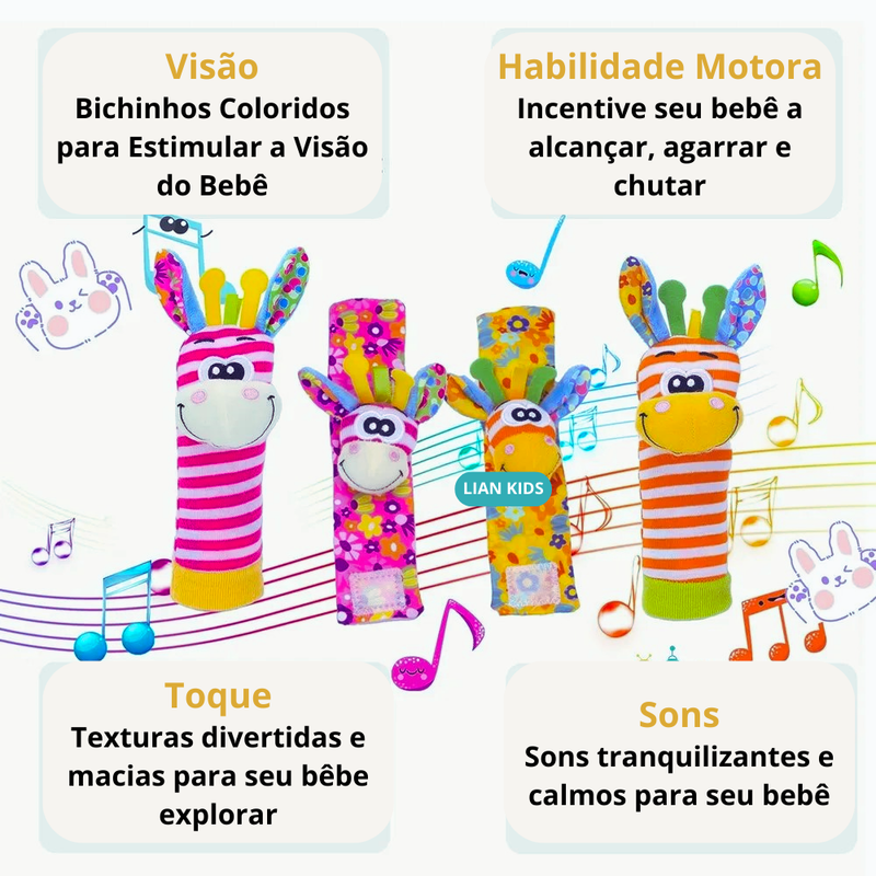 Meias Sensoriais para Bebês: Explorando o Mundo Sensorial (Lançamento 2024)