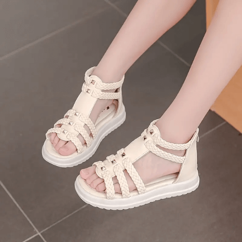 Sandália Fashion Estilo Romana Infantil: Conforto, Antiderrapante, Estilo e Segurança em Cada Passo