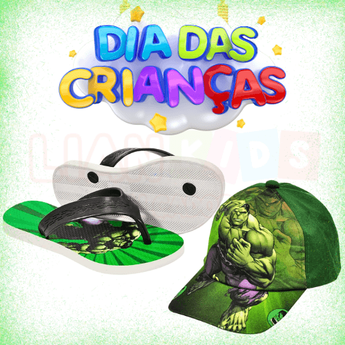 Kit Super-Herói Hulk com Tênis LED e Acessórios – Ganhe 20% OFF no Presente Perfeito para o Dia das Crianças