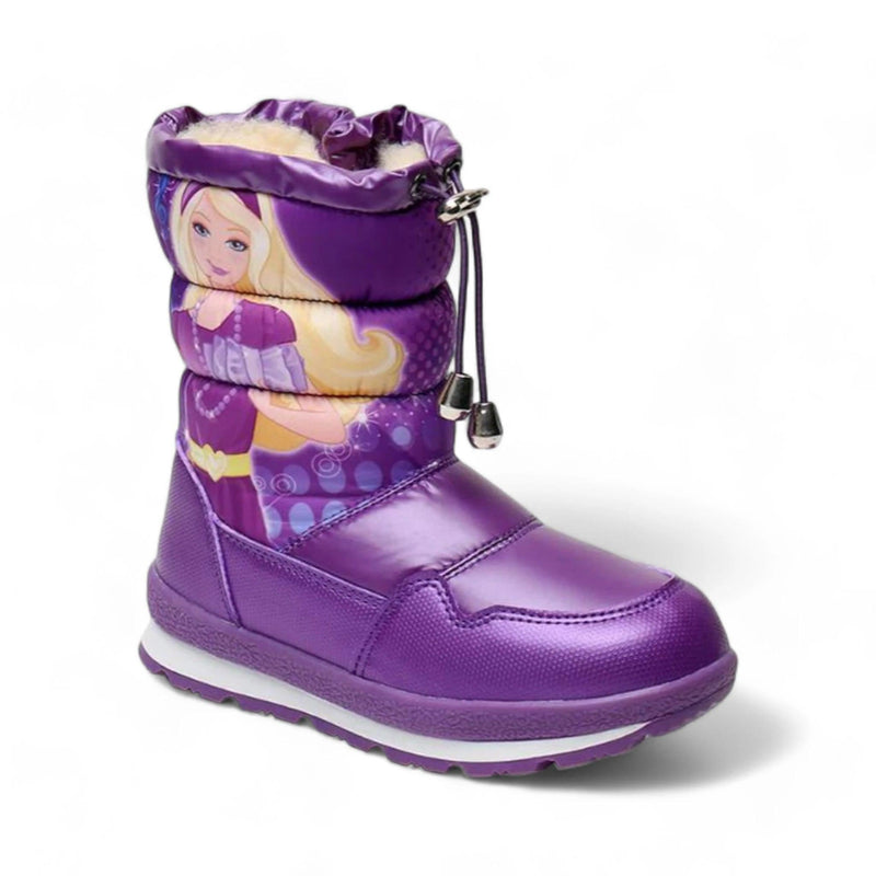 Bota Infantil Cano Longo Impermeável Princesas