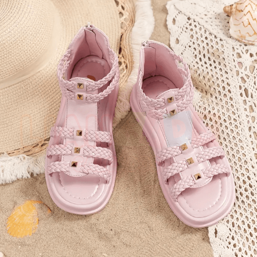 Sandália Fashion Estilo Romana Infantil: Conforto, Antiderrapante, Estilo e Segurança em Cada Passo