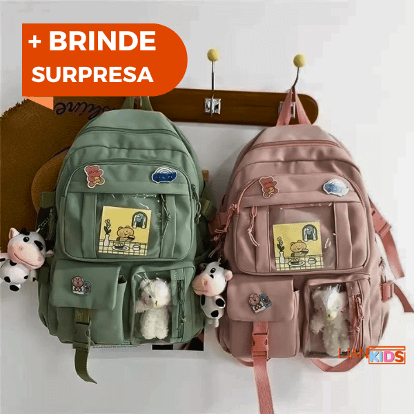 Mochila Escolar Mais Vendida de 2025 +Brinde Exclusivo de Volta as Aulas