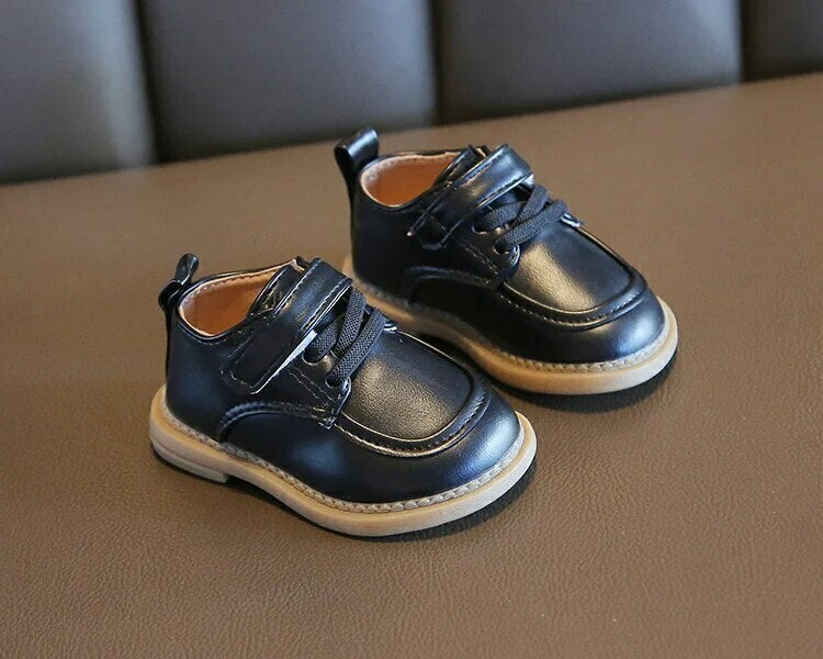 Sapato de couro Estilo Britânico Menino