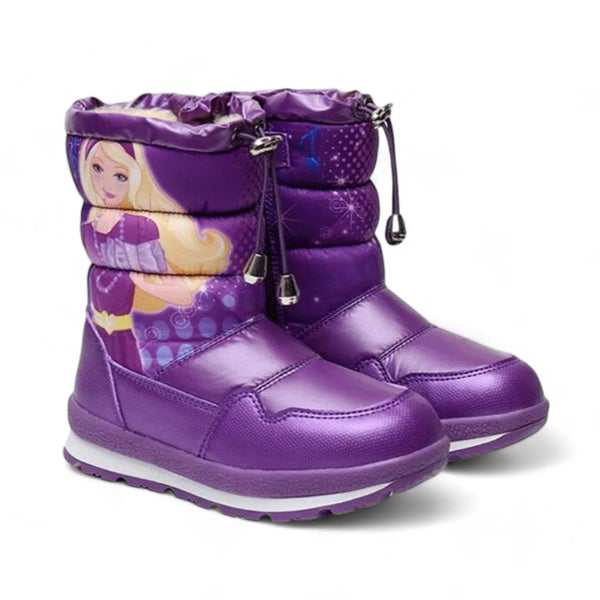 Bota Infantil Cano Longo Impermeável Princesas