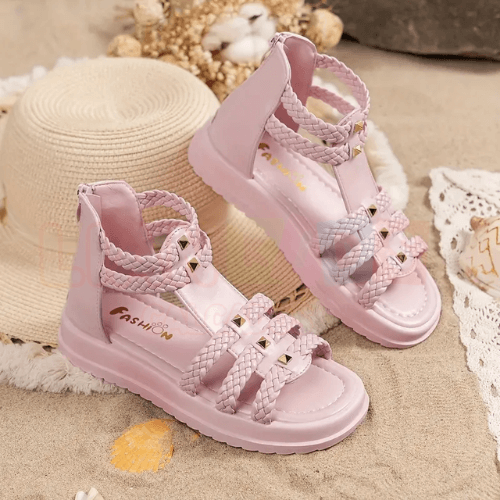 Sandália Fashion Estilo Romana Infantil: Conforto, Antiderrapante, Estilo e Segurança em Cada Passo