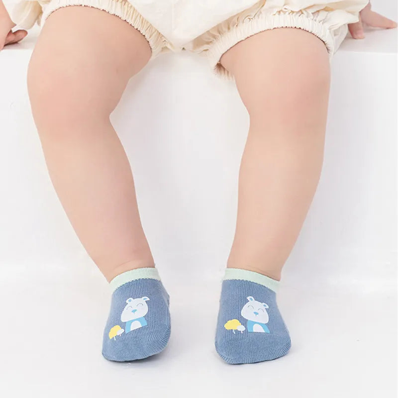 Kit 3 Pares Meias Infantil Antiderrapante