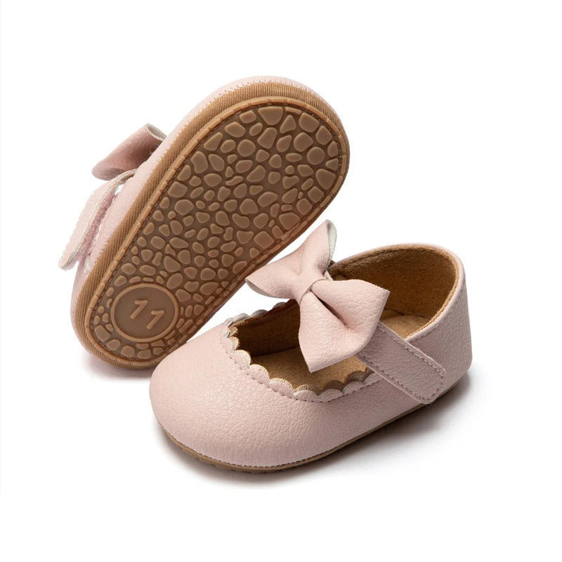 Sapatinho Infantil Feminino Bebê - Antiderrapante - 0 a 18 Meses