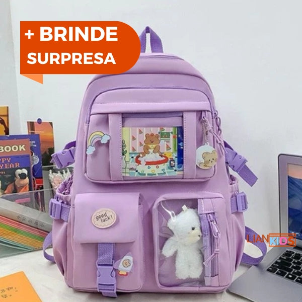 Mochila Escolar Mais Vendida de 2025 +Brinde Exclusivo de Volta as Aulas