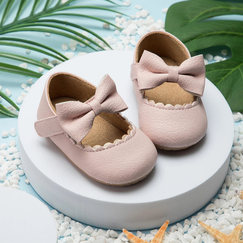 Sapatinho Infantil Feminino Bebê - Antiderrapante - 0 a 18 Meses