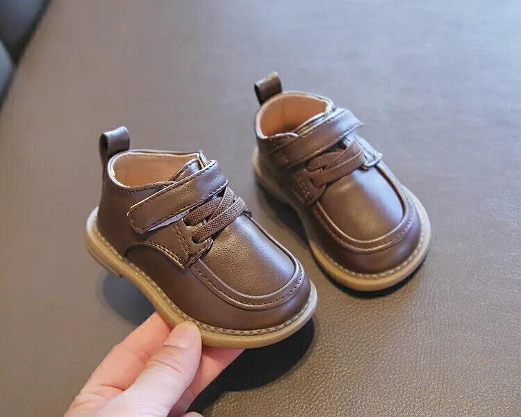 Sapato de couro Estilo Britânico Menino