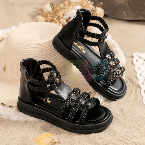 Sandália Fashion Estilo Romana Infantil: Conforto, Antiderrapante, Estilo e Segurança em Cada Passo