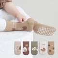 Kit 5 Pares Meias Infantil Antiderrapante