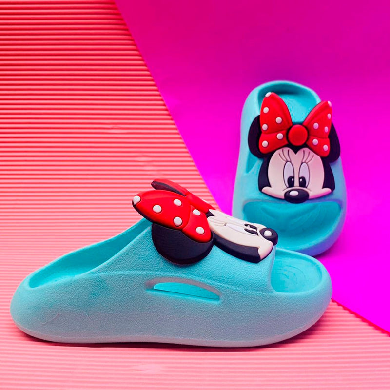 Chinelo Nuvem Infantil Slide da Minnie
