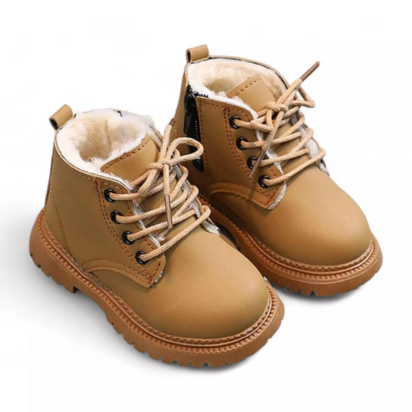Bota Infantil de Couro com Lã Comforthec
