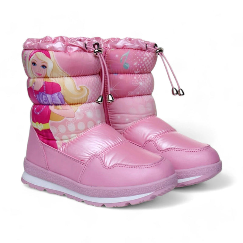 Bota Infantil Cano Longo Impermeável Princesas