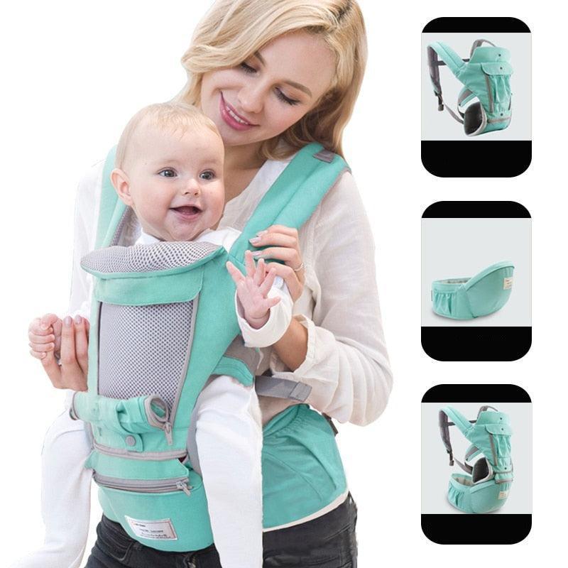 Banco de Cintura para Bebê: Conforto e Praticidade em Cada Passeio – Canguru Portátil para Pais e Bebês