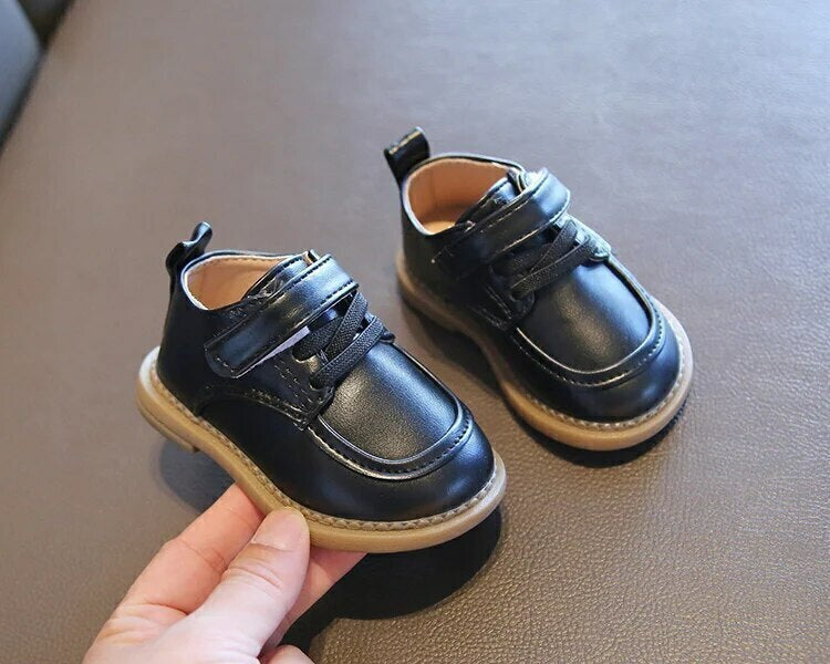 Sapato de couro Estilo Britânico Menino