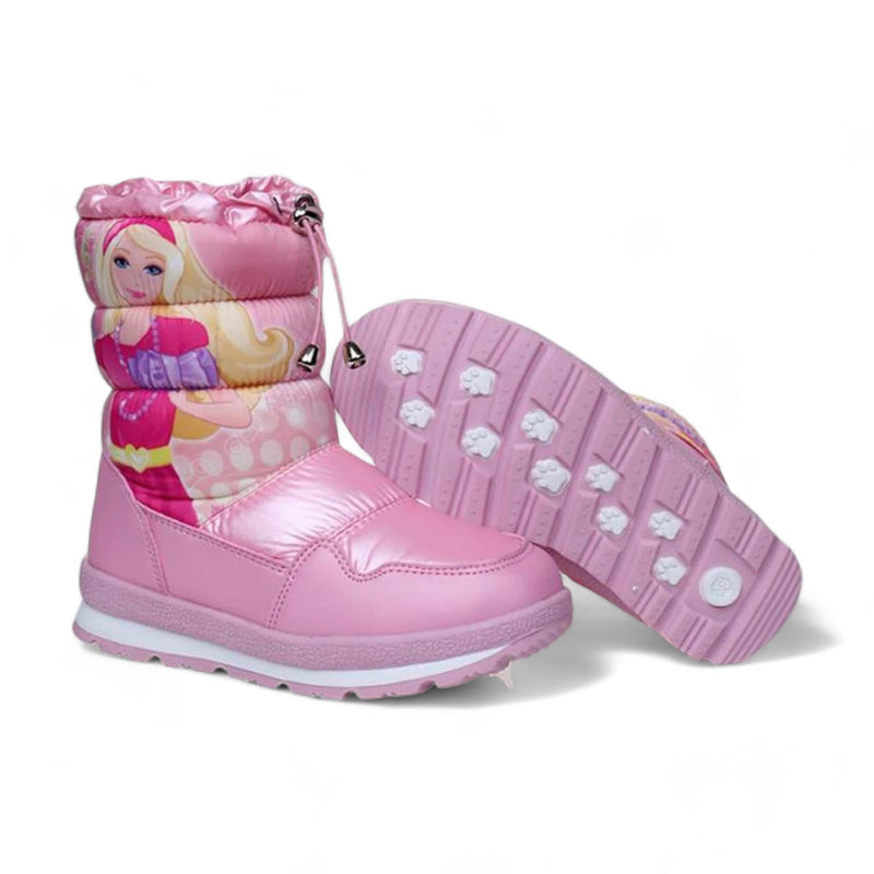 Bota Infantil Cano Longo Impermeável Princesas