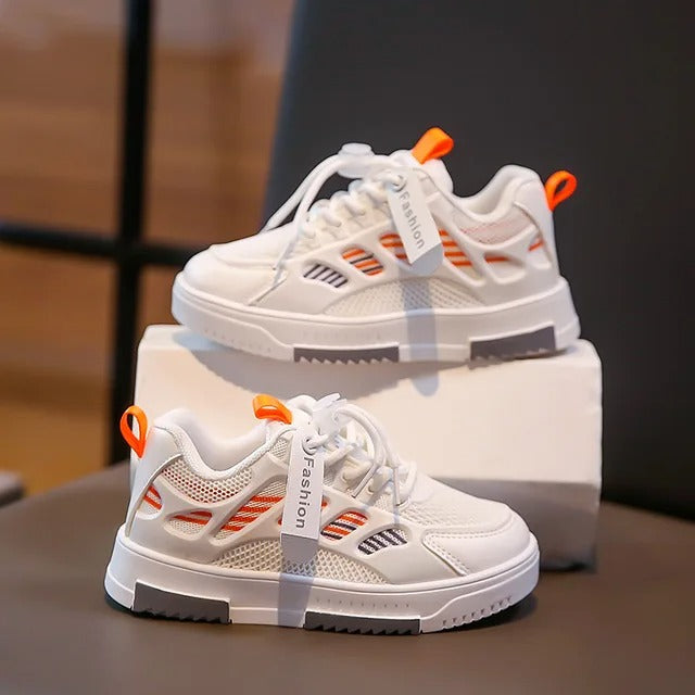 Tênis Infantil Fashion Kids: Conforto, Estilo e Segurança para Todas as Aventuras! | Tênis Esportivos Respiráveis e Antiderrapantes Unissex