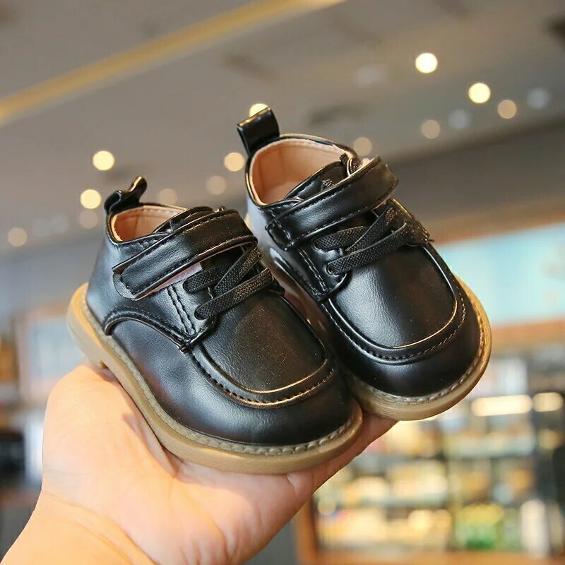 Sapato de couro Estilo Britânico Menino