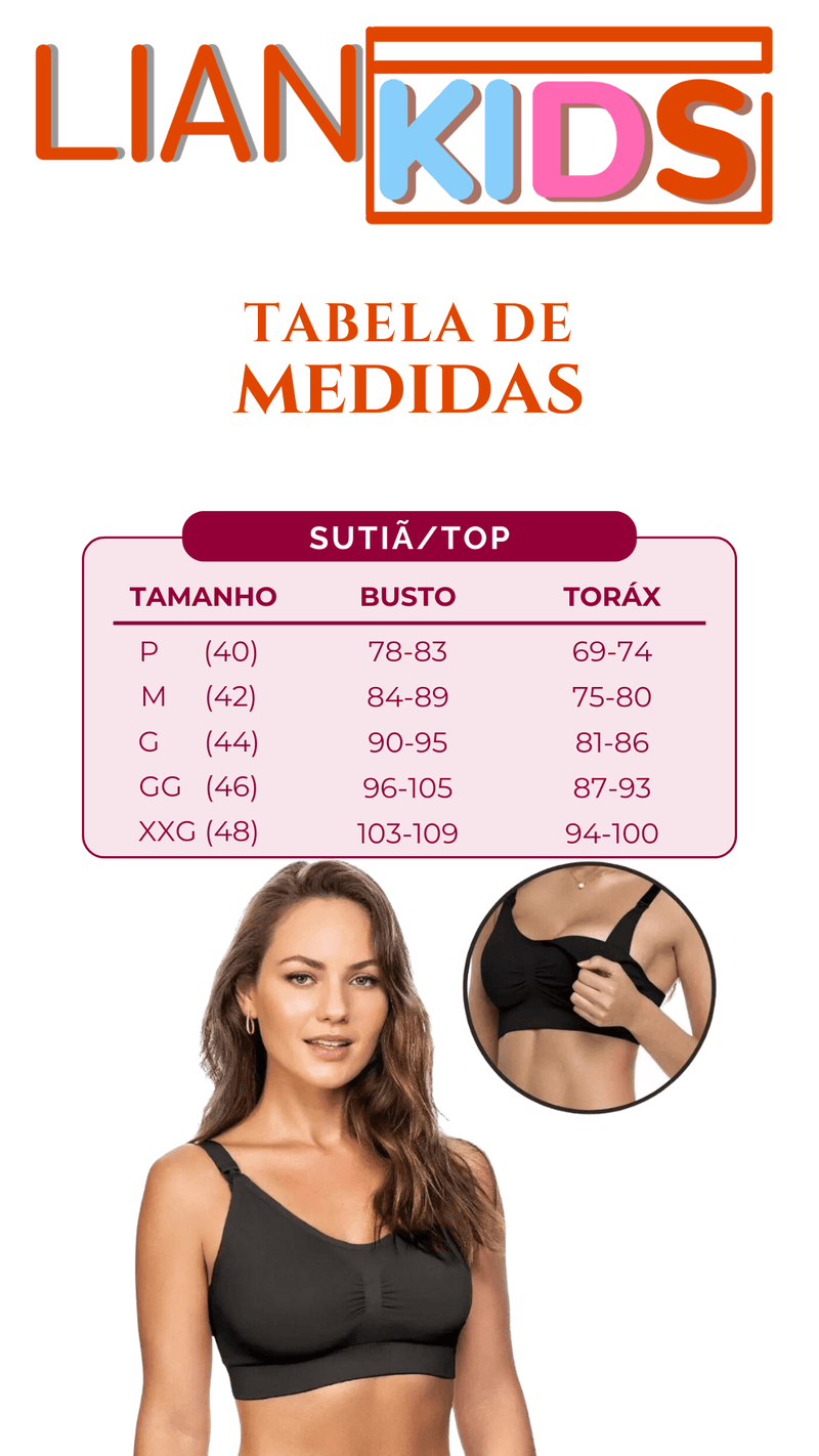 Sutiã Amamentação Sem Bojo – Conforto Absoluto para Mamães